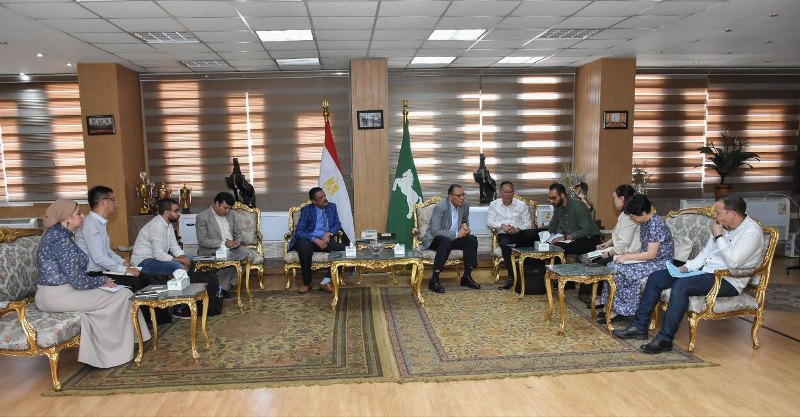 Handa Industries visited the provincial government and the Investment Bureau of the Eastern Province of Egypt to discuss the way of win-win cooperation