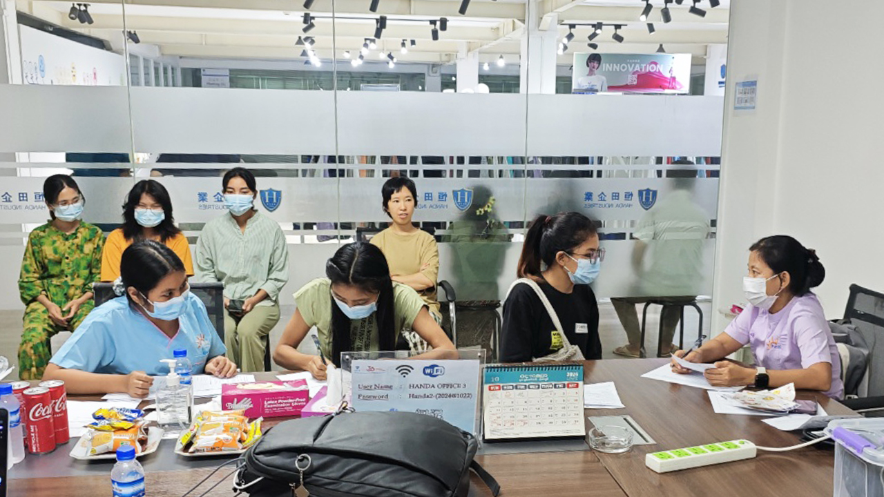 Handa Myanmar Garment Division: Lung Health Screening for Employees